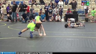 85 lbs Cons. Semi - Kellen Nguyen, Headhunters vs Evan Durand, North Baltimore WC