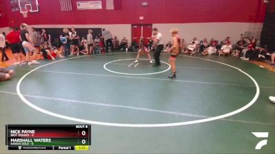 90 lbs Round 3 (6 Team) - Nick Payne, Best Trained vs Marshall Waters, Kansas Gold