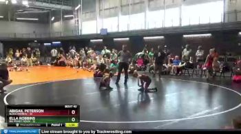 62 lbs Round 9 (10 Team) - Abigail Peterson, Black Mambas vs Ella Robbins, Big Money Movin