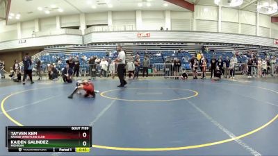 63 lbs Semifinal - Tayven Kem, Ravage Wrestling Club vs Kaiden Galindez, Michigan