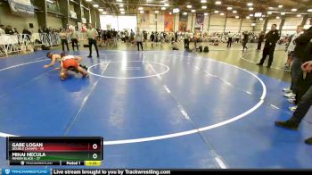 140 lbs Rd# 9- 2:15pm Saturday Final Pool - Gabe Logan, Double Champs vs Mihai Necula, Minion Black