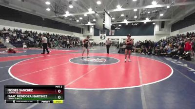 126 lbs Cons. Round 3 - Moises Sanchez, Laguna Hills vs Isaac Mendoza Martinez, Trabuco Hills