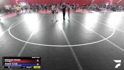 113 lbs Cons. Round 2 - Spencer Prado, Wisconsin vs Roger Flege, LaCrosse Area Wrestlers