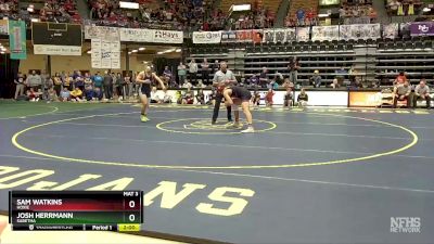 175 lbs Semifinal - Josh Herrmann, Sabetha vs Sam Watkins, Hoxie