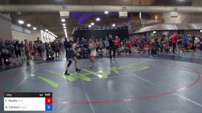 41 kg Cons 4 - Elijah Bushy, Ohio vs Nolan Carlson, Champions Wrestling Club