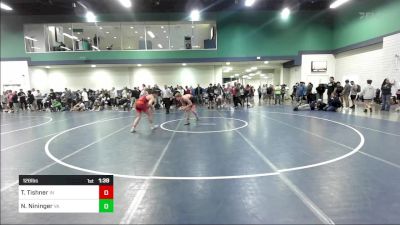 126 lbs Round Of 64 - Tanner Tishner, IN vs Noah Nininger, VA