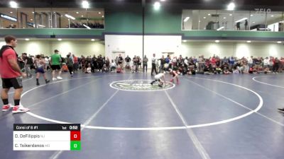 70 lbs Consi Of 8 #1 - Dominick DeFilippis, NJ vs Caleb Tsikerdanos, MD