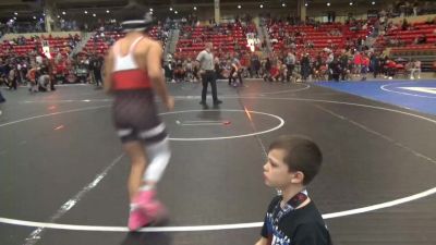 140 lbs Quarterfinal - Michael Valencia Jr., Nebraska Boyz Wrestling vs Cort Campbell, Triumph