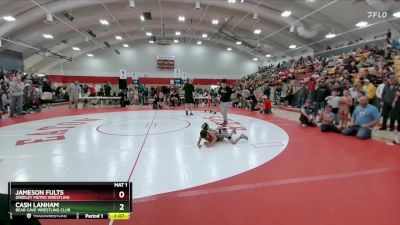 53-55 lbs Round 3 - Jameson Fults, Greeley Metro Wrestling vs Cash Lanham, Bear Cave Wrestling Club