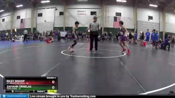 102 lbs Round 2 (6 Team) - Riley Bishop, G.I. Grapplers Gold vs Zaiyahn Ornelas, Team Zapas
