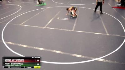 97 lbs Cons. Round 5 - Noah Bartkowicz, Pinnacle Wrestling Club vs Bobby Gutormson, Pursuit Wrestling Minnesota