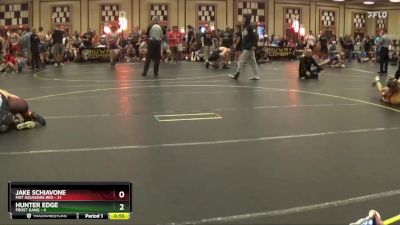 120 lbs Round 2 (6 Team) - Jake Schiavone, Mat Assassins Red vs Hunter Edge, Frost Gang