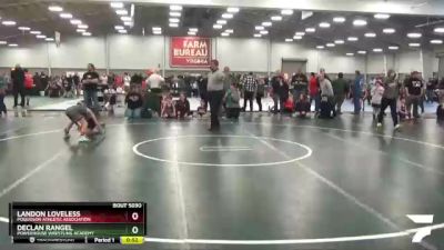 71 lbs Champ. Round 1 - Landon Loveless, Poquoson Athletic Association vs Declan Rangel, Powerhouse Wrestling Academy