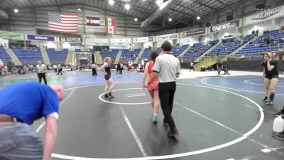 145 lbs 5th Place - Marieda Kalahar, Rapid City Cobblers vs Haddy Waak, Woodland Park