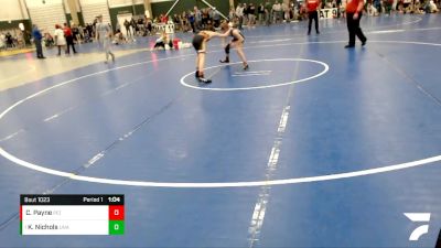 105 lbs Round 2 - Karson Nichols, Unattached vs Colby Payne, Pomona Elite (PWCC)