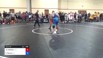 88 kg Rnd Of 16 - Brad Galletes, Lewis Academy Wrestling vs Sean Ramos, Mad Cow Wrestling Club