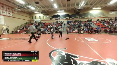 93 lbs Round 1 - Waylon Rodarte, Mat Demon Wrestling Club vs Silas Kessler, Cement City Wrestling Club