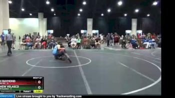 120 lbs Round 7 (8 Team) - Isaiah Raymond, Longhorn WC vs Matthew Velasco, Deland Bulldogs