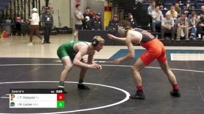 141 lbs Consi Of 4 - Tyler Vazquez, Princeton vs Nate Lucier, Binghamton