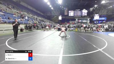 138 lbs Cons 64 #2 - Luke Suro, Colorado vs William Bentrim, Pennsylvania