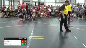 43 lbs Semis & 1st Wrestleback (8 Team) - Liam Miller, Iowa Elite vs Najm Toomey, Steel Valley