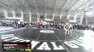 175 V Champ. Round 2 - Landon Shumway, Mountain View UT V vs Micah Wilcox, Timpanogos V