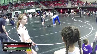 42-46 lbs Cons. Round 1 - Dakota Dahlgren, Wpwc vs Aira Vandegrift, Beatrice Wrestling Club