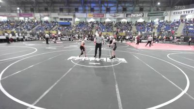 77 lbs Quarterfinal - Diondre Lopez, Wolfpack vs Braden Thompson, Colorado Outlaws