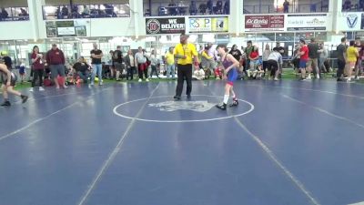 J-90 lbs Quarterfinal - Lucas Ward, WV vs Camden Olson, PA