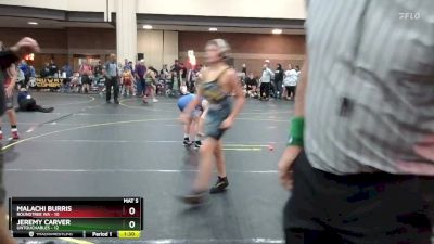 100 lbs Round 3 (6 Team) - Malachi Burris, Roundtree WA vs Jeremy Carver, Untouchables