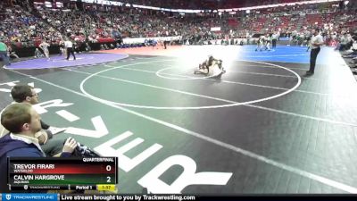 D3-160 lbs Quarterfinal - Calvin Hargrove, Aquinas vs Trevor Firari, Waterloo