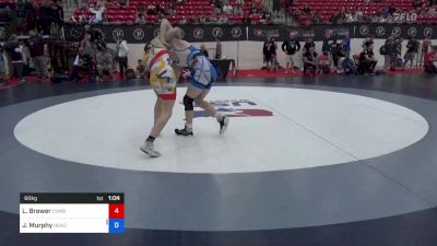 60 kg Rnd Of 64 - Lakota Brewer, Combat W.C. School Of Wrestling vs Jacob Murphy, Headwaters Wrestling Academy