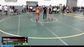 138 lbs Rr1 - Emily Hill, BARANOF BRUINS WRESTLING CLUB vs Maysa Brown, Alaska