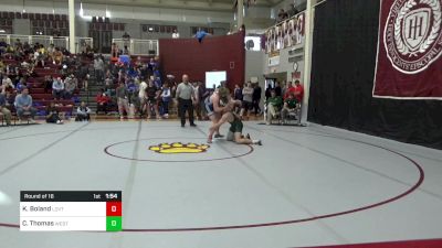 190 lbs Round Of 16 - Kieran Boland, The Lovett School vs Cooper Thomas, The Westminster School