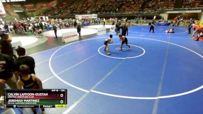 120 lbs Semifinal - Calvin Laffoon-Dustan, Siskiyou Wrestling Club vs Jeremiah Martinez, So Cal Hammers Wrestling