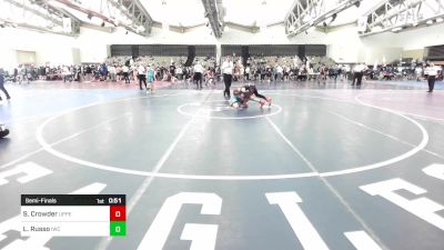 85-J2 lbs Semifinal - Seamus Crowder, UpperTownship vs Luca Russo, Immortals Wrestling Club