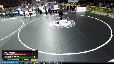 62 lbs Champ. Round 2 - Evan Thiele, Coachella Valley Wrestling Club vs Ryan Hotchkiss, California