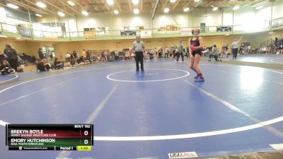 95-103 lbs Round 1 - Emory Hutchinson, Nixa Youth Wrestling vs Brekyn Boyle, HONEY BADGER WRESTLING CLUB