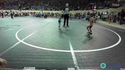 40 lbs Round Of 32 - Jose Rosas, OKC Saints Wrestling vs Mason Gregory, Newcastle Youth Wrestling