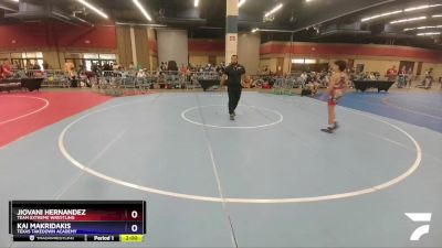 94 lbs Round 1 - Kai Makridakis, Texas Takedown Academy vs Jiovani Hernandez, Team Extreme Wrestling