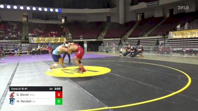 235 lbs Consi Of 16 #1 - Deion Glover, Washington State vs William Randall, Rhode Island