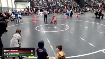 51-55 lbs Champ. Round 1 - Brooke Romero, WAR vs Maisley Martines, Millard South