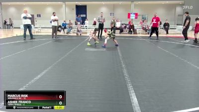 60 lbs Semis & 1st Wrestleback (8 Team) - Asher Franco, Terps Xpress vs Marcus Risk, Wolfpack WC