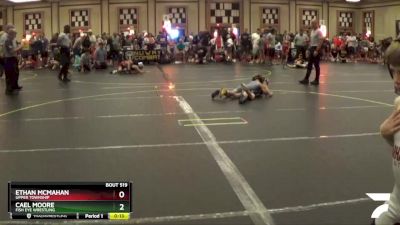 60 lbs Cons. Round 1 - Cael Moore, Fish Eye Wrestling vs Ethan McMahan, Upper Township