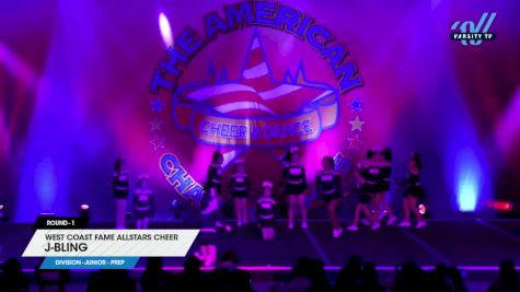 West Coast Fame Allstars Cheer - J-BLING [2024 L1.1 Junior - PREP 1] 2024 The American Showcase DI & DII
