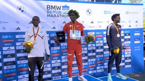 Elite Men's Podium, 2023 Berlin Marathon