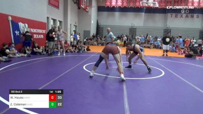 185 lbs Rr Rnd 2 - Wyatt Hayes, Kansas Gold vs Zane Coleman, Choctaw, OK