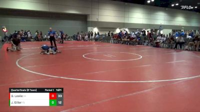 140 lbs Quarterfinals (8 Team) - Gracie Leslie, Beauty And Beasts vs Jillian Giller, Indiana Ice