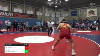 220 lbs 3rd Place - David Ozuna, Clovis West vs Angel Cervantes, Highland (Bakersfield)