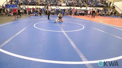 55 lbs Semifinal - Jayce Clayton, Pryor Tigers vs Norah Winkle, R.A.W.